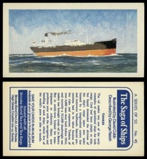 Tanker #45 The Saga Of Ships 1970 Tea Card