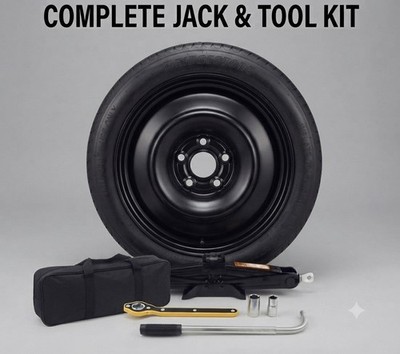SPARE TIRE 17'' WITH JACK KIT FITS: FITS: 2022 - 2027 TOYOTA GR86