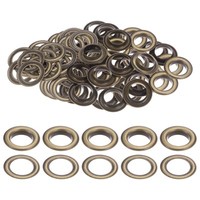 40Er Set ÖSen Mit Unterlegscheiben 17Mm Kupfer Metall ÖSen-Kit, Bronze