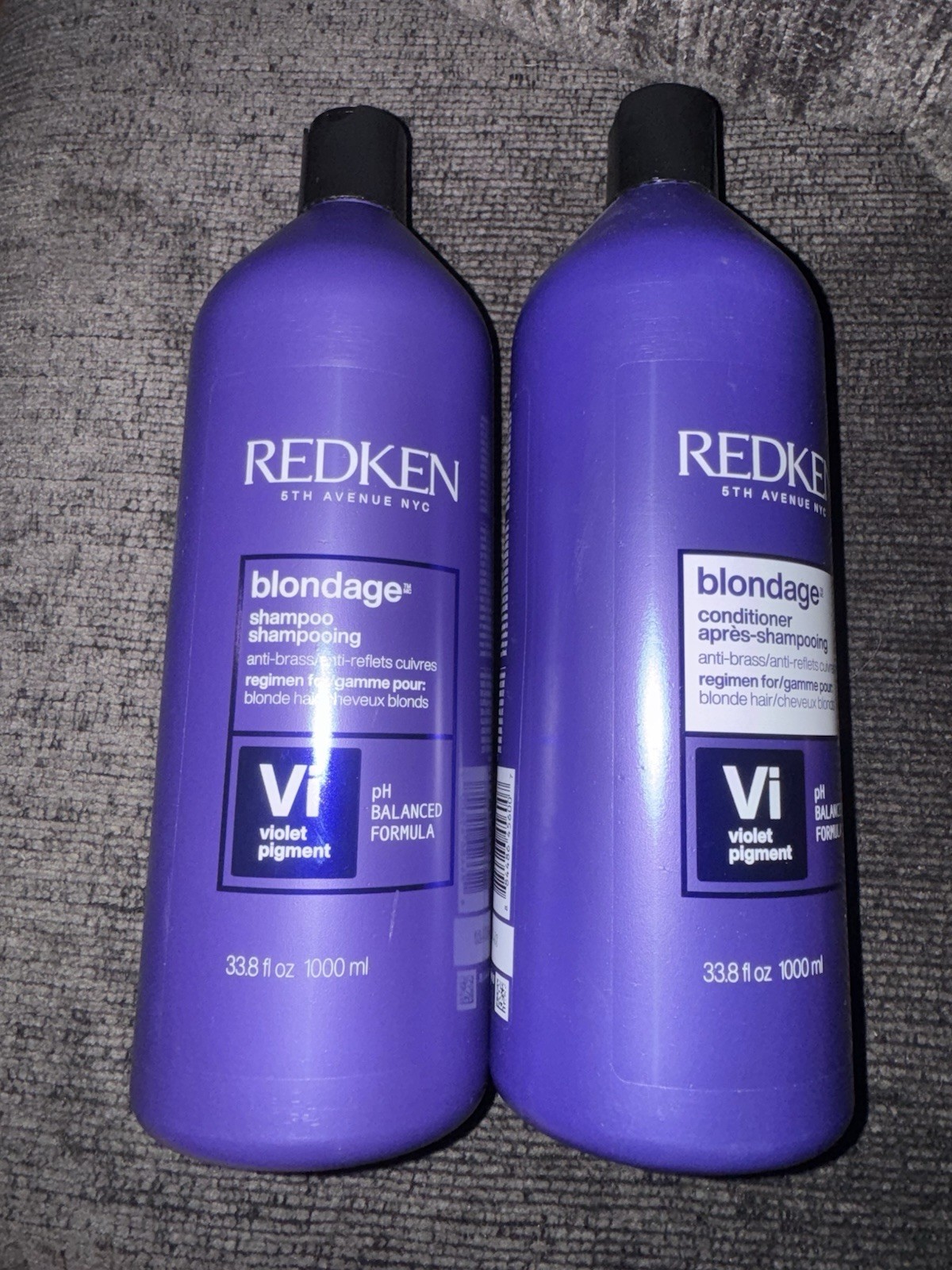 Redken-Blondage PURPLE Shampoo &Conditioner Set  33.8 oz. Sealed