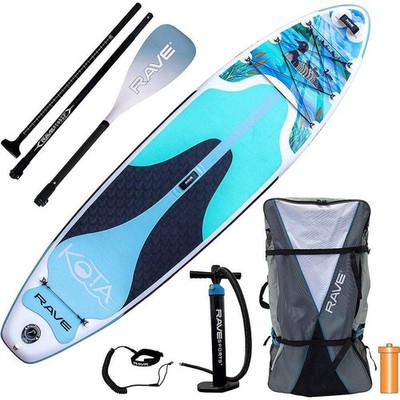 NEW Rave Sports Kota 10'6'' iSUP Inflatable Stand Up Paddle Board Package Loon