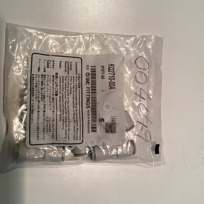 SMC KQ2T10-00A (SET OF 5) NOS - 90 Degree Fittings 