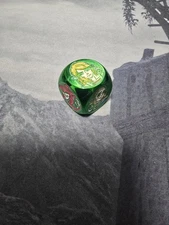 Mana Moon Legend of Zelda Green Metal Dice Goddess Bow