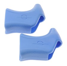 Dia Compe 144 Non-Aero Brake Hoods Bracket Covers Pair 144.7B Blue NEW NOS
