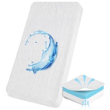 Crib Mattress Topper 52" x 27" x 2" for /Crib Bed, Memory Foam Wateproof Matt...