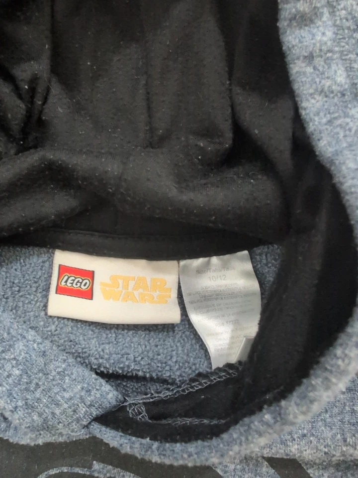 Lego Star Wars Darth Vader Stormtroopers Boys Hoodie Size 10/12 Sweatshirt - Image 3 of 4