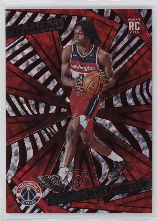 2024 Panini Revolution Rookies Red Scope /135 Bub Carrington #121 Rookie RC 1pe0