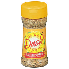 Dash Lemon Pepper Seasoning Blend Salt-Free, 2.5 oz  Kosher, No MSG, Gluten Fre
