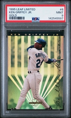1995 Leaf Limited Ken Griffey Jr Gold #6 PSA 9 MINT HOF