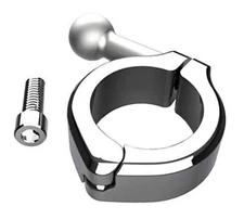 CIRO 1-1/4" Aluminum Bar Mount Chrome 