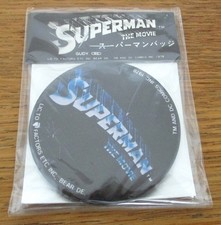 SUPERMAN THE MOVIE-Button-Japan-Japanese-DC COMICS-1978-CHRISTOPHER REEVE