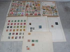 Nystamps US & back book cut square stamp collection j28wa