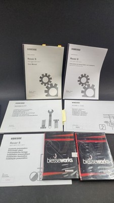 Biesse Rover S 1536 FT CNC Manuals & BiesseWorks 3.4 Software OEM Parts Lot