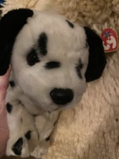 Ty 1999 Dotty Dalmatian Dog Beanie Buddy 12" Plush Toy