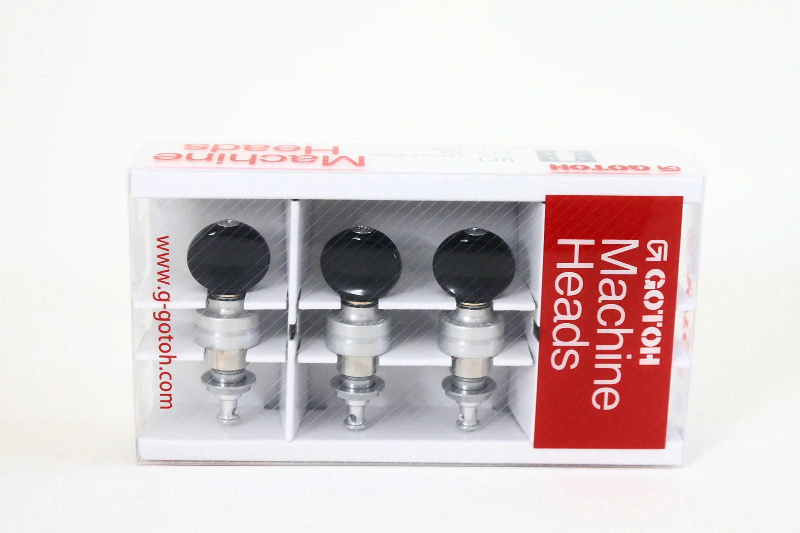 Gotoh UPT Ukulele Planetary Tuners Chrome Finish with Black Oval Buttons