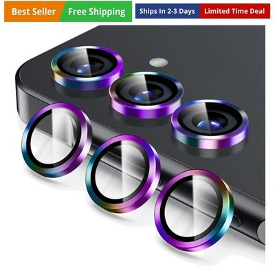 for Galaxy S24 Plus Camera Lens Protector, 9H Tempered Glass Anti Scratch Cam...