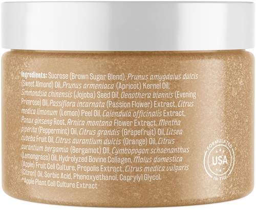 Brown Sugar Scrub Face Foot & Body Exfoliator Infused with Collagen and Stem ... - Picture 2 of 8