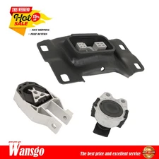 3Pcs Engine Motor & Transmission Mount Kit 3214 For 12 13-17 18 2.0L