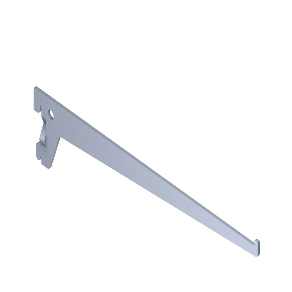 10100-00008= Single Regal Träger EL50 weißalu T 100 mm Classic 50 Element System