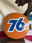New ListingVintage Original Union 76 Button Sign Plastic 17" Gas Oil Advertisement