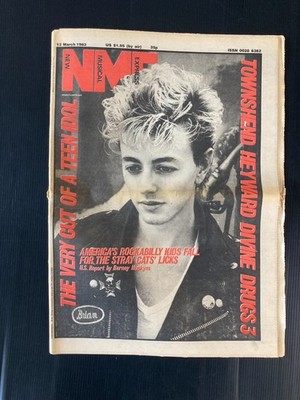 New Musical Express 12.3.1983 STRAY CATS Madness DIVINE Bananarama U2 Weller WHO