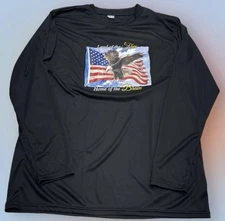 American Land of the Free Home of the Brave Long-Sleeve Shirt