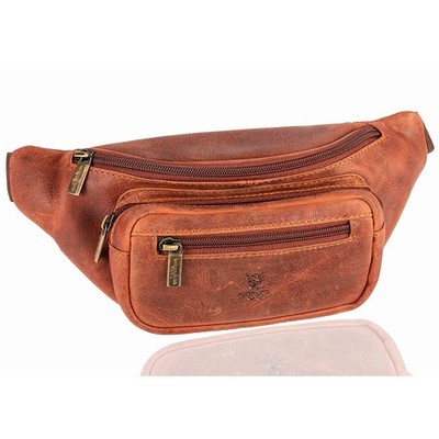 MATADOR Leder Bauchtasche Hüfttasche Gürteltasche Handgemacht Festivaltasche