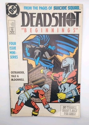 Deadshot #1 1988 DC Comics John Ostrander Batman Luke McDonnell Cover 