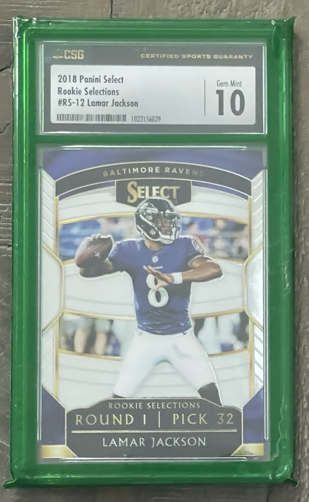 Lamar Jackson - 2018 Panini Select - Rookie Selections #RS-12 Silver Prizm (RC)