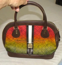 L.A.M.B. by Gwen Stefani Kingston Rasta Satchel NWOT