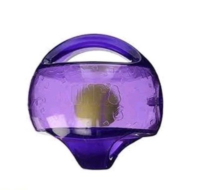 KONG Jumbler Ball Interactive Dog Toy Med/Large Purple Tough Fetch Squeaker Toy