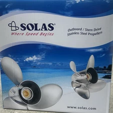 NEW Solas 3531-145-15   E SERIES  Stainless Steel 3 Blade 14 1/2 15 Pitch