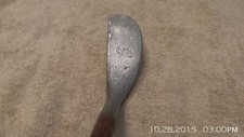 VINTAGE "THE MILLS" ALUMINUM HEAD HICKORY WOOD SHAFT GOLF PUTTER LONG NOSE