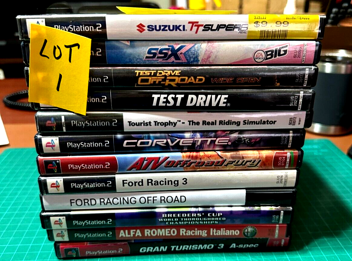 Ps2 Racing Games Collection PS2 PlayStation 2 TWELVE RACING GAMES (Lot 1) ALL TESTED | eBay