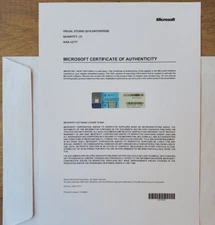 Microsoft Visual Studio 2019 Enterprise CoA AUTHENTIC License AAA-12777