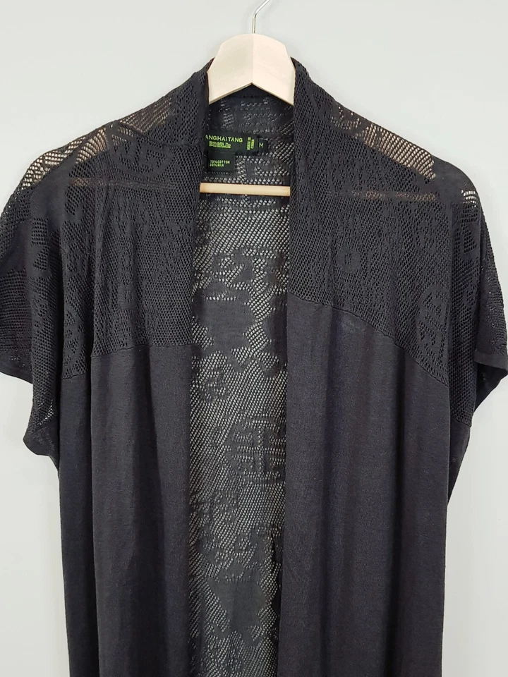 [ SHANGHAI TANG ] Womens Cotton & Silk Knit Long Cardigan | Size M or AU 10 — 第 2/4 张图片