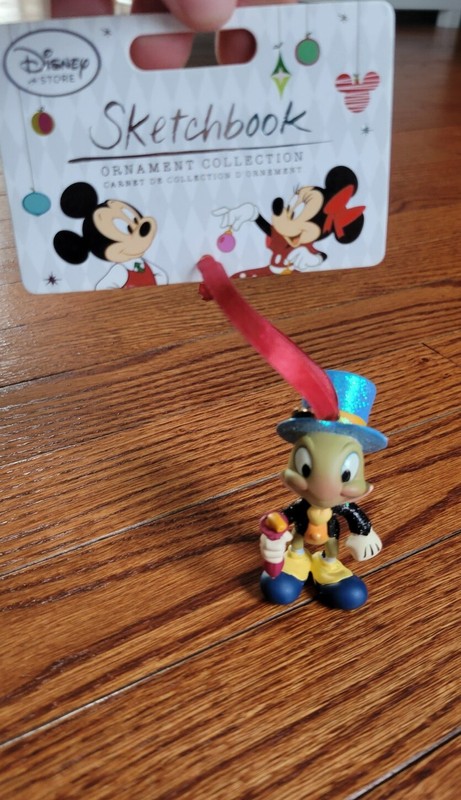 Jiminy Cricket Official Badge 2012 Disney Sketchbook Ornament
