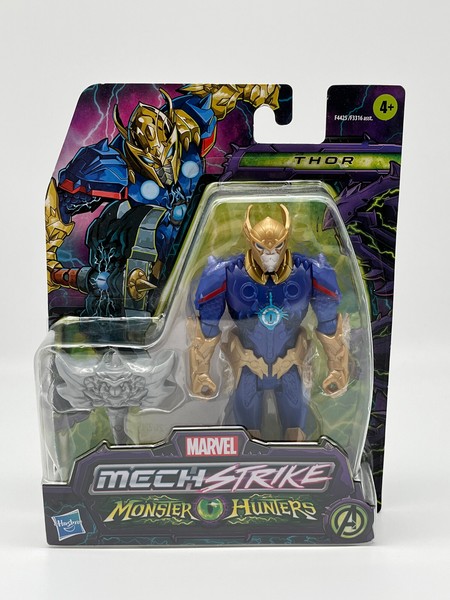 Hasbro Marvel Thor Figur Mech Strike Monster Hunters Avenger Action Neu Ovp-image