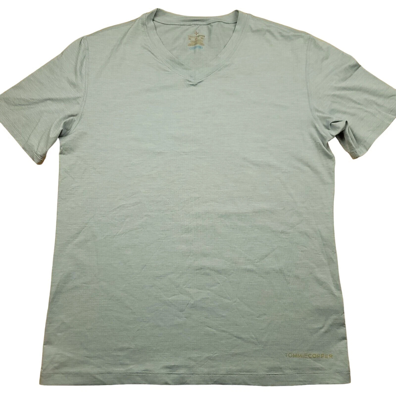 Tommie Copper Mens 2XL Shirt Cool Copper Compression Gray Train Running Workout