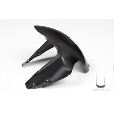 FRONT FENDER POLISHED CARBON LEA COMPONENTS DUCATI 1198 1098 R '08/'09