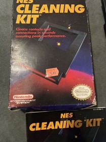 Nintendo Entertainment System NES Cleaning Kit CIB Complete in Box