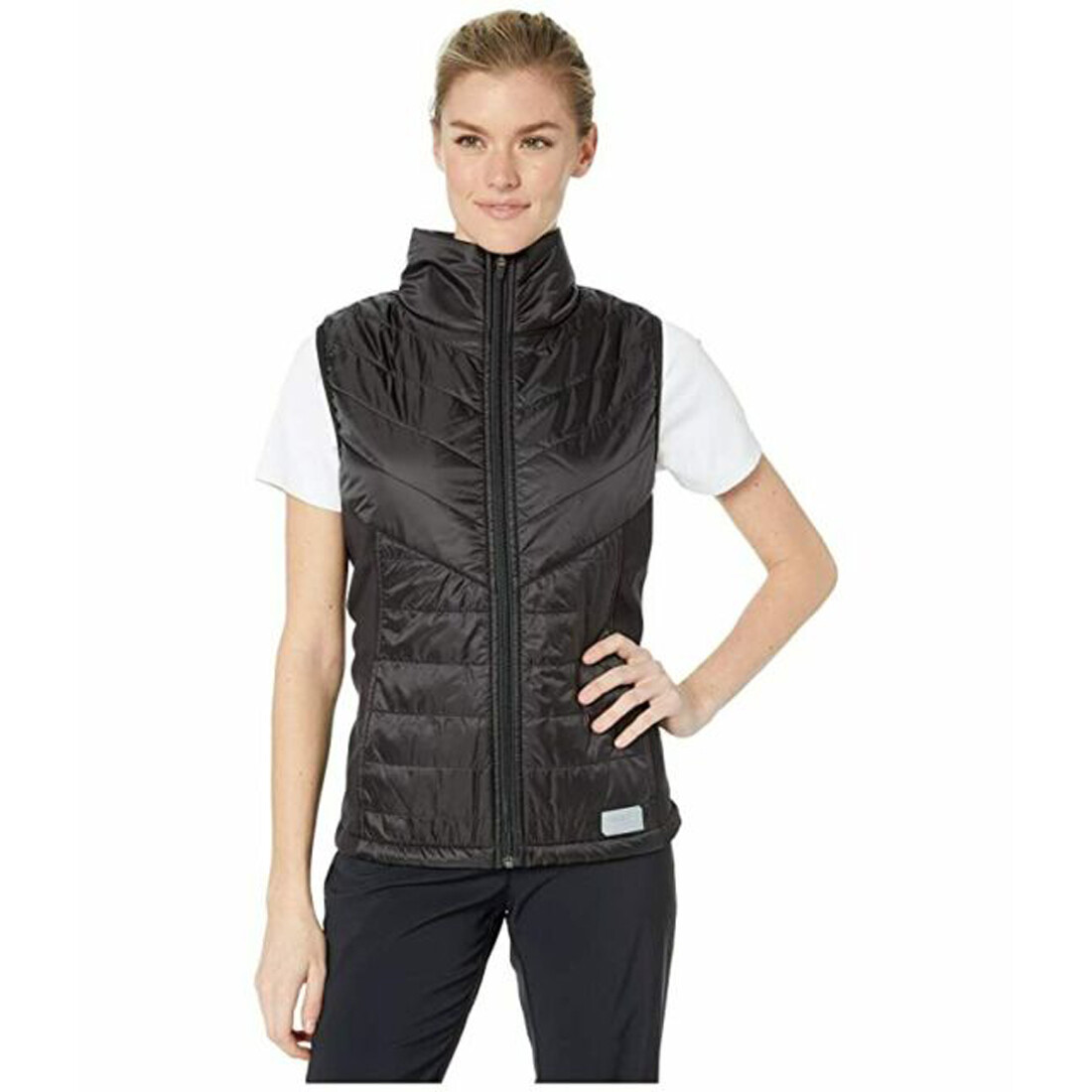 Женский стеганый жилет Primaloft от Puma Golf черный Большой размер 10390₽