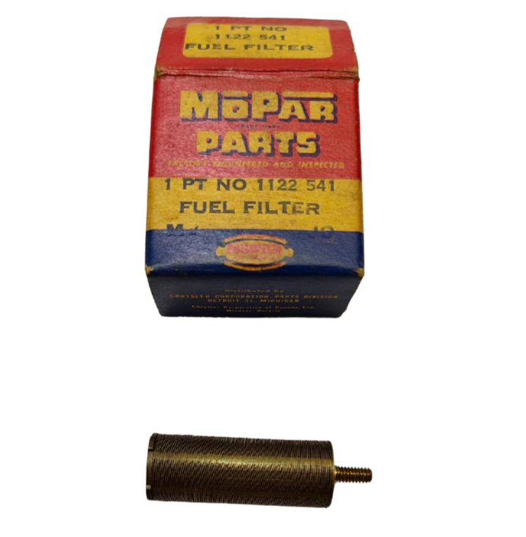 Elemento de filtro de combustível 40-48 DeSoto Chrysler Dodge Plymouth New Yorker 1121541 novo na caixa. - Imagem 2 de 4