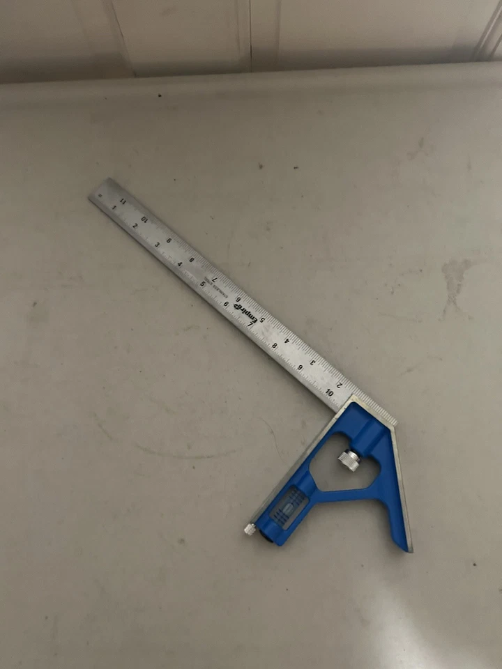 Empire Level E250 12" True Blue Stainless Steel Blade Combination Square Level - Image 3 of 4