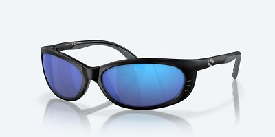 Costa Del Mar Fathom Matte Black/Blue Mirror 580G Polarized 61 mm Sunglasses
