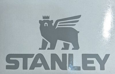 Stanley Aufkleber x 3, Größe 2 Zoll nur Farbe grau