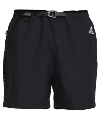 Nike ACG Trail Shorts Outdoor Hiking Zip Pocket CZ6704-014 Black