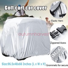 Dustproof Elastic Hem Golf Cart Cover For EZGo Club Car Yamaha Waterproof cloth