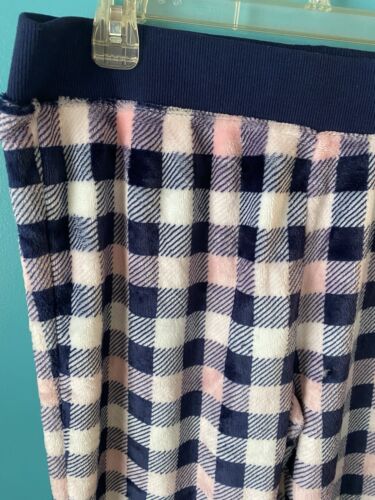 Secret Treasures Blue Pink and White checkered Pajama Bottoms Size L 100% polyes - Picture 2 of 7