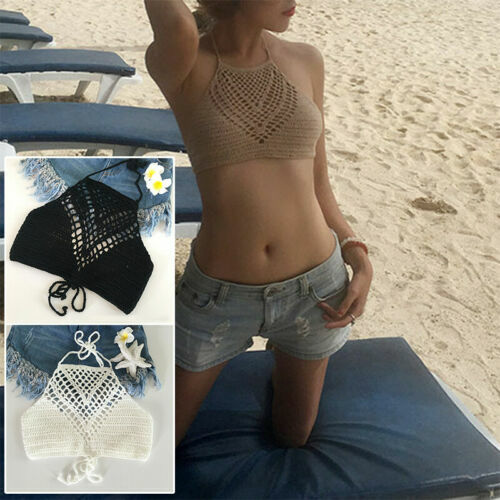Gilet crop top ajouré ecru femme | Cache Cache